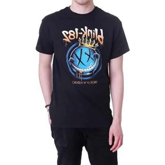 Blink 182 Kids Unisex Black Kings of The Weekend T Shirt - Picture 1 of 8